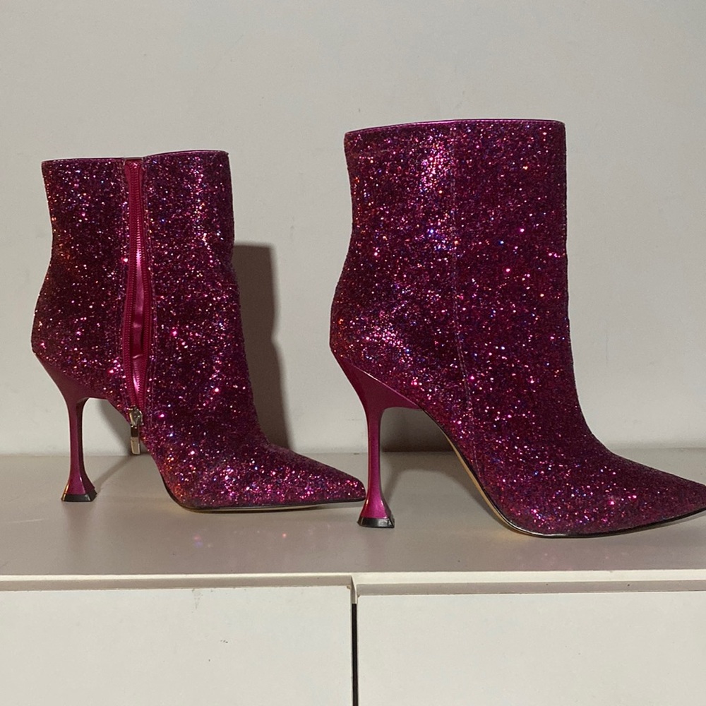 Sequin Marc Fisher booties.